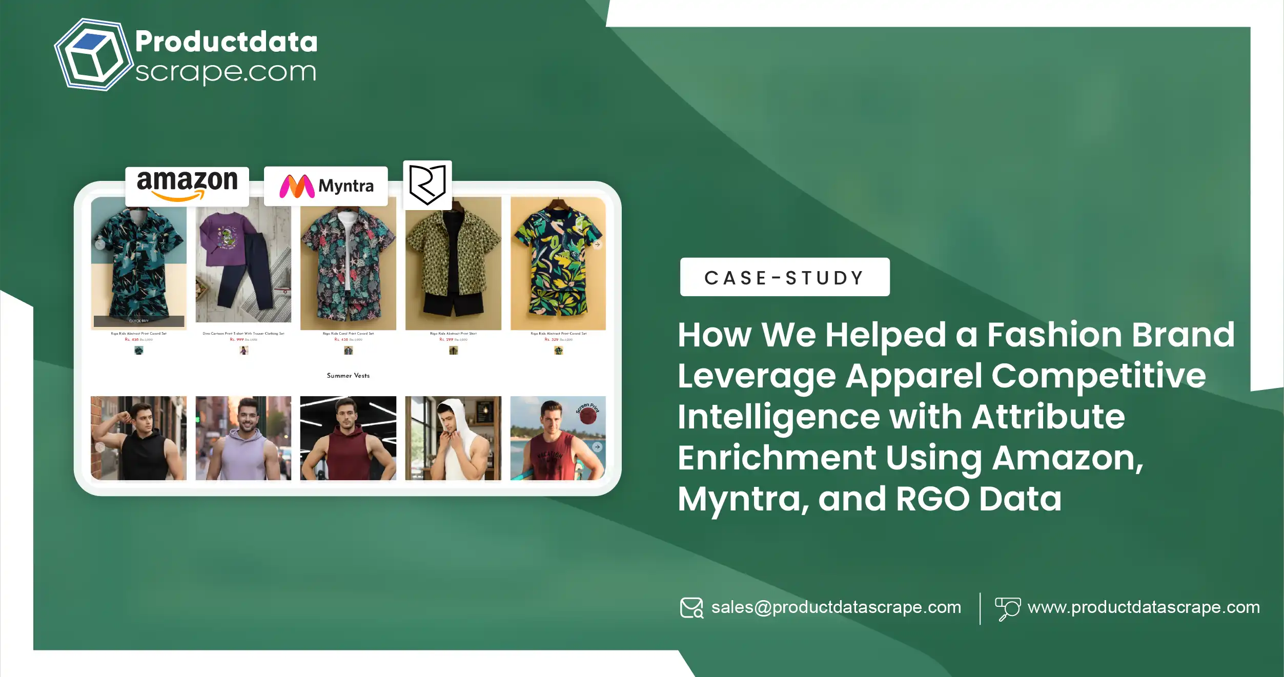 How We Helped a Fashion Brand Leverage Apparel Competitive Intelligence with Attribute Enrichment Using Amazon, Myntra, and RIGO Data